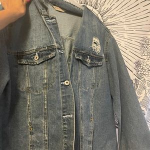 Highway jean denim jacket size large